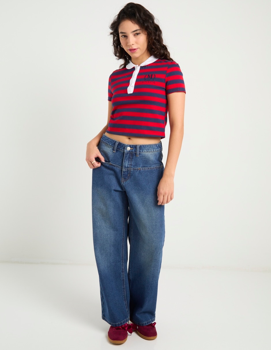 Jeans amplio para mujer 5