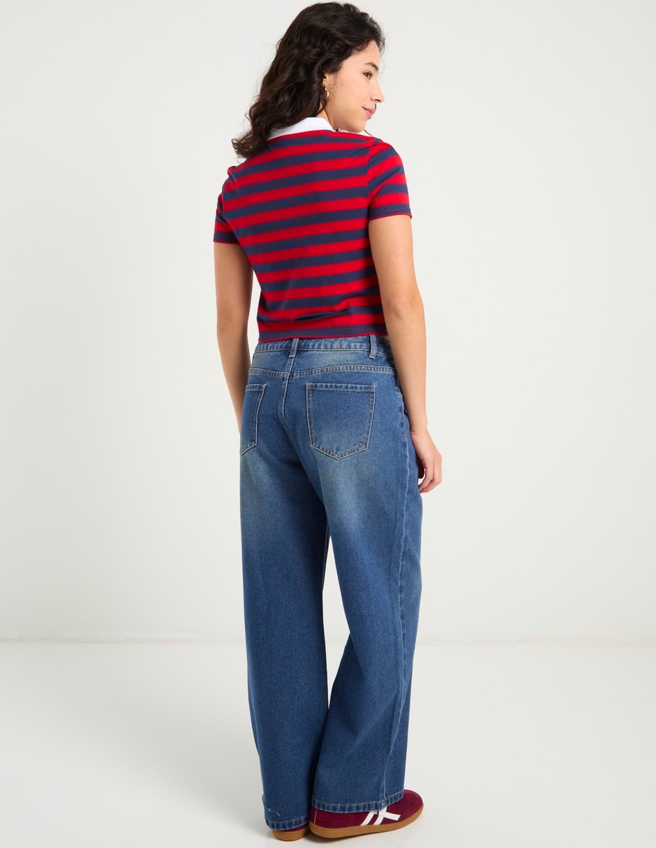 Jeans amplio para mujer 6