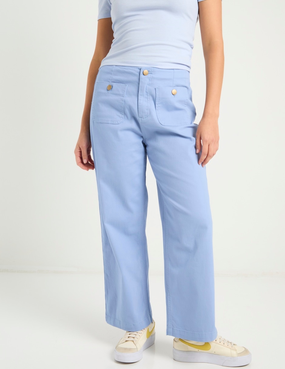 Pantalón recto para mujer