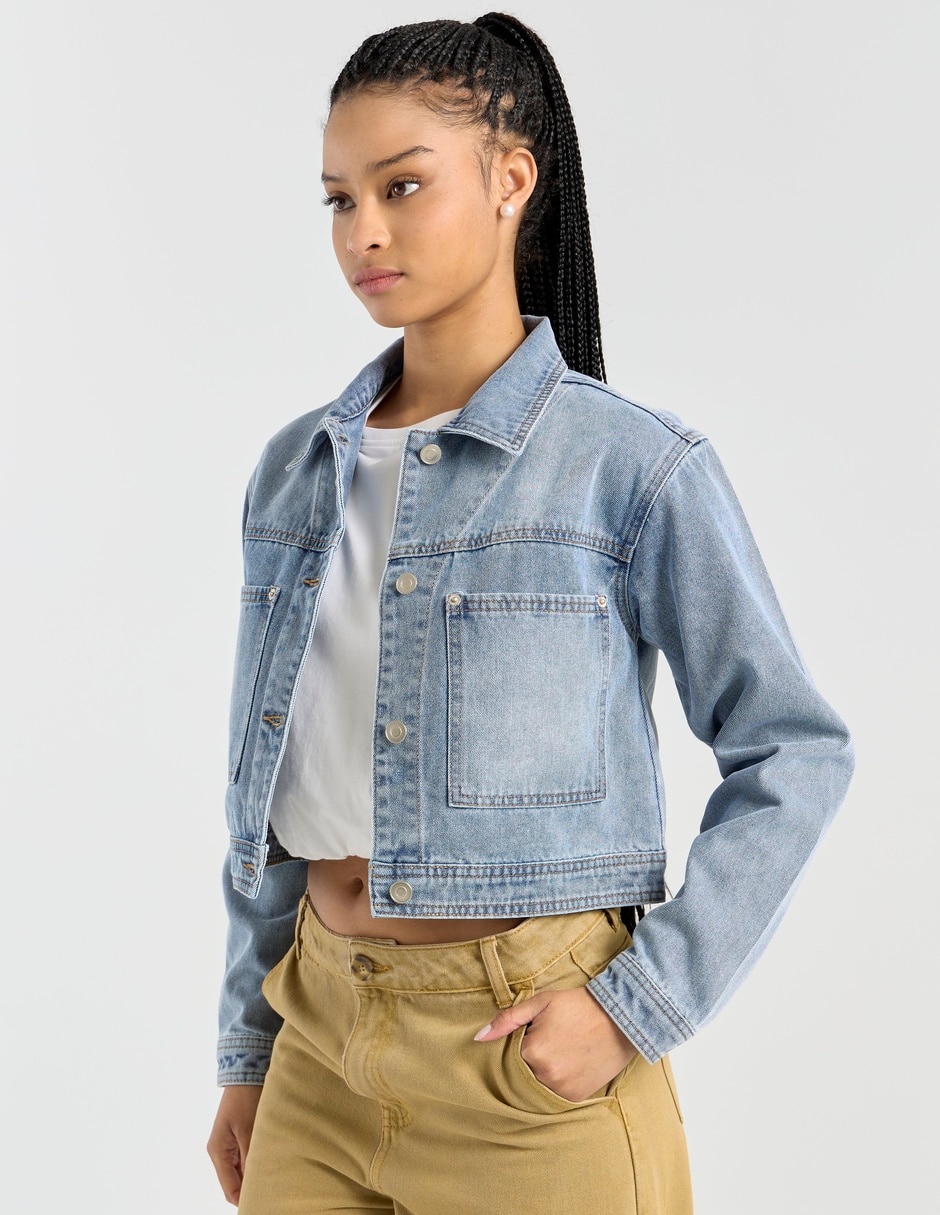 Chamarra denim Non Stop de mezclilla para mujer