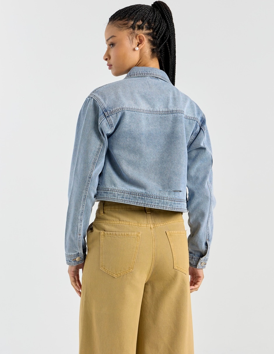 Chamarra denim Non Stop de mezclilla para mujer