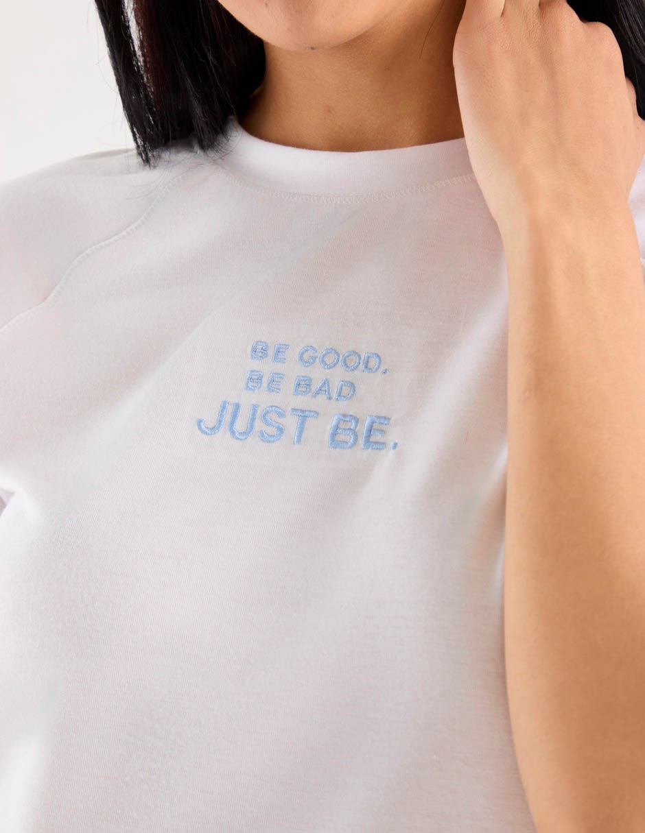 Playera manga corta cuello redondo para mujer 4