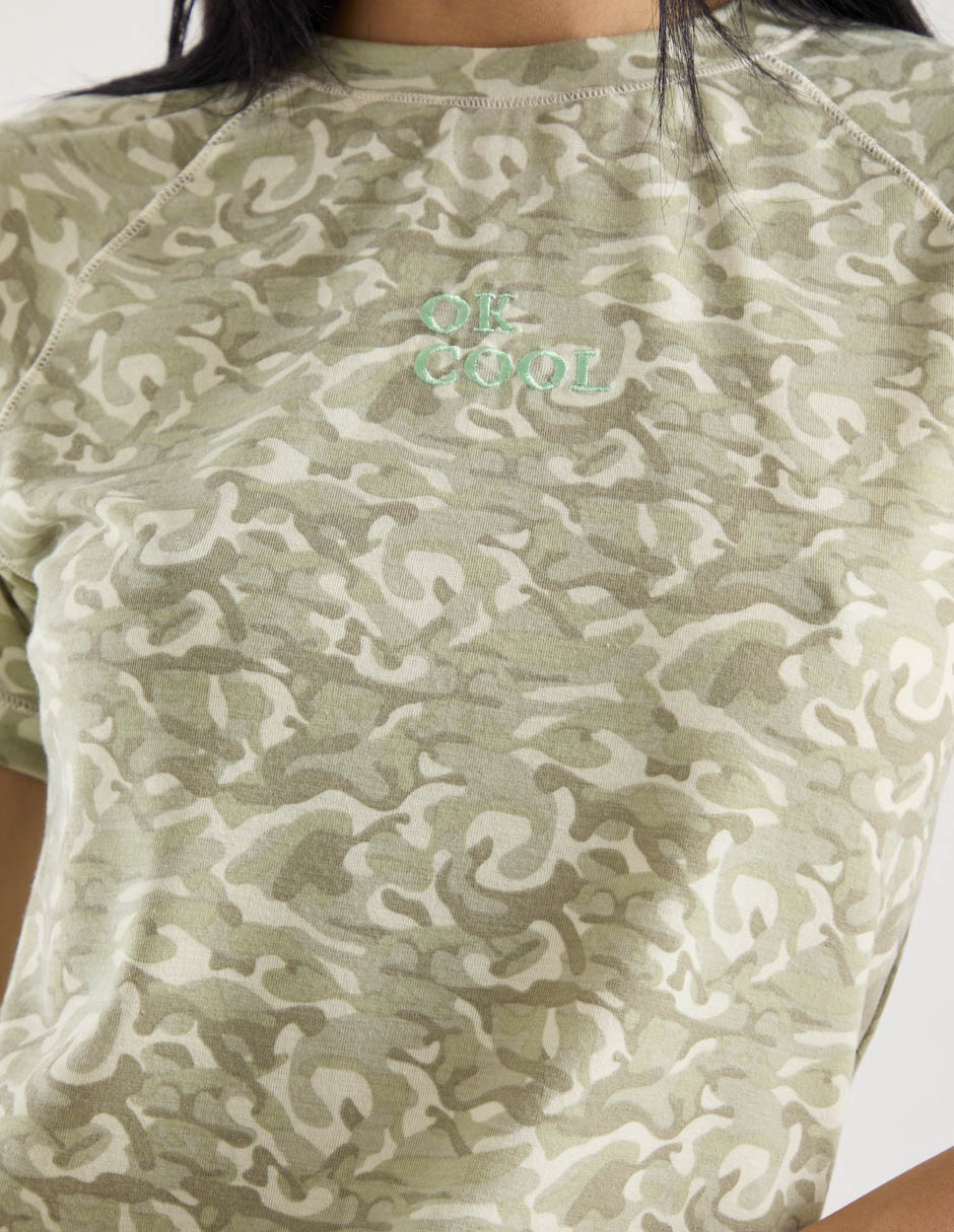 Playera manga corta cuello redondo para mujer 4