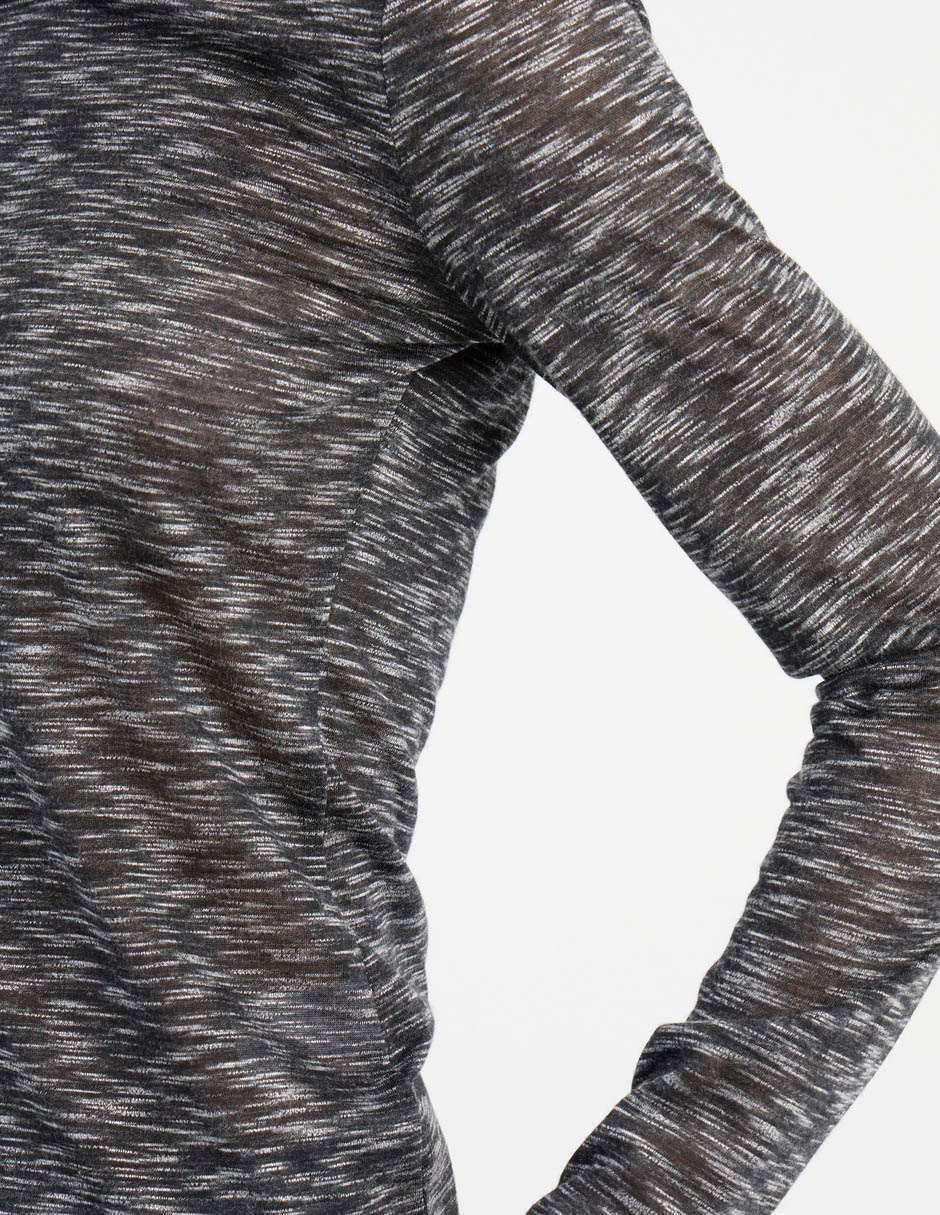 Playera manga larga Non Stop cuello redondo para mujer