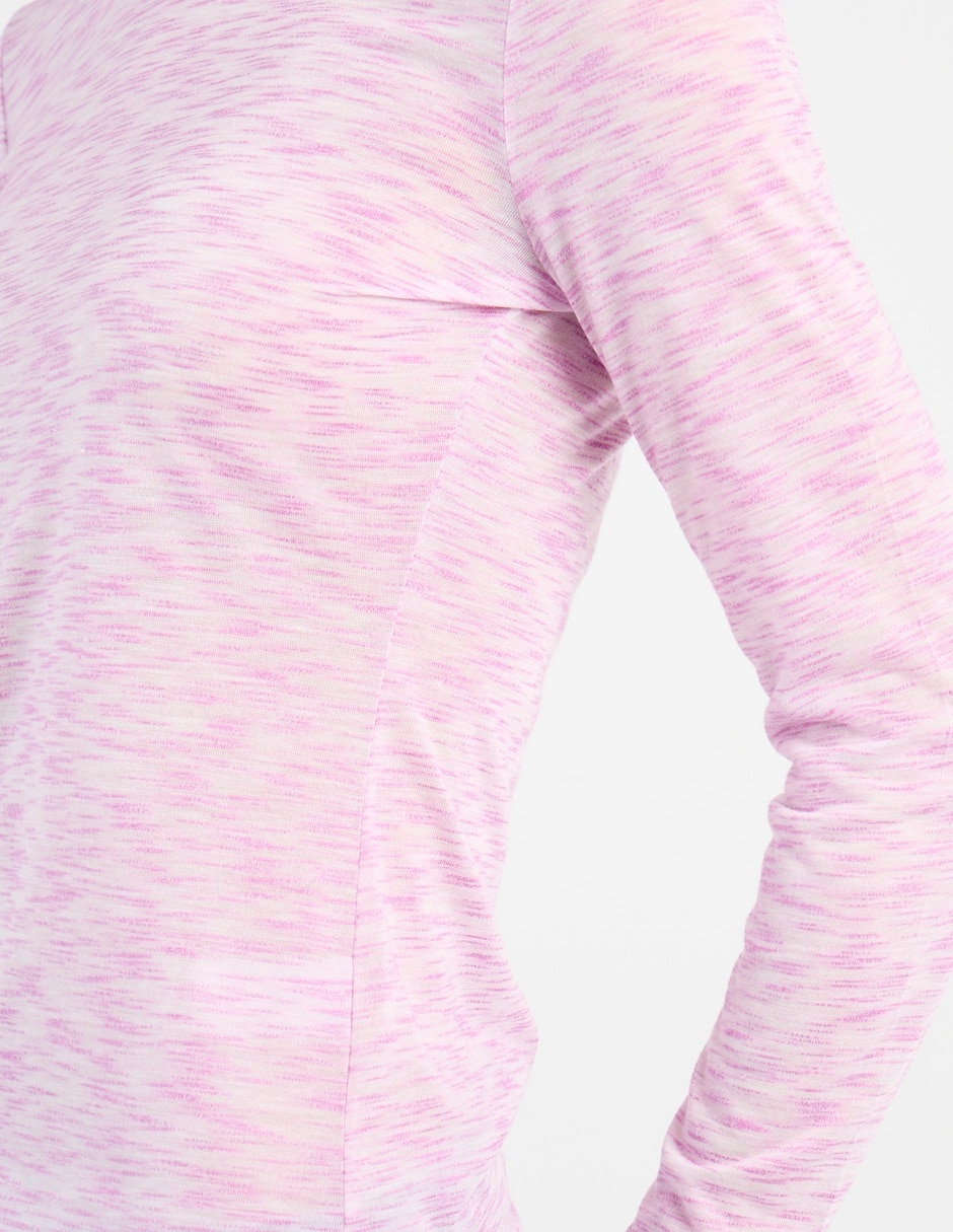 Playera manga larga Non Stop cuello redondo para mujer