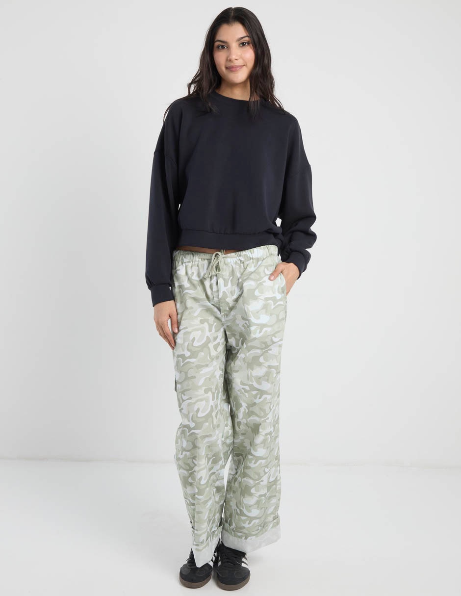 Pantalón relaxed amplio para mujer 2