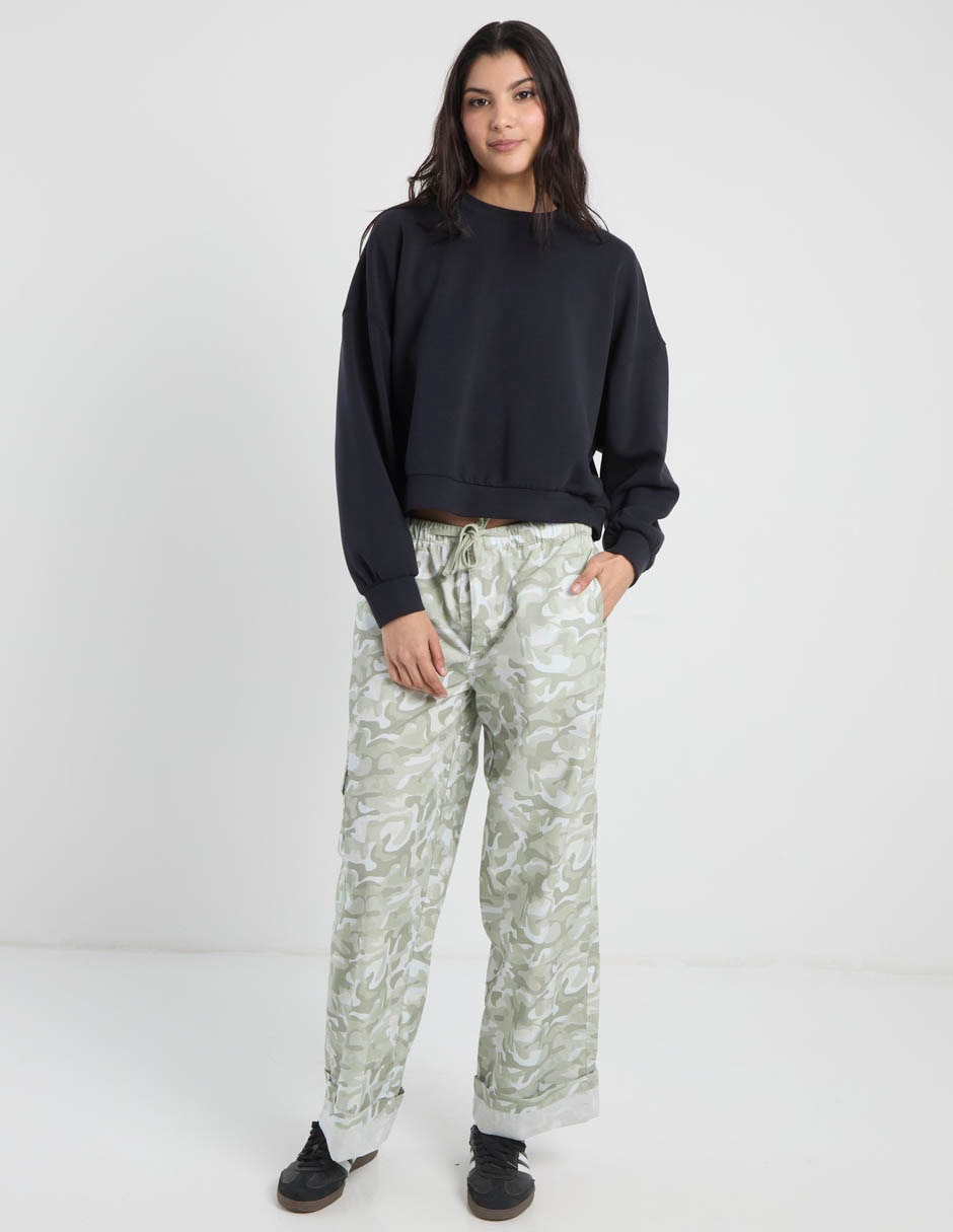 Pantalón relaxed amplio para mujer 3
