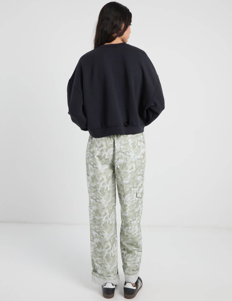 Pantalón relaxed amplio para mujer 6