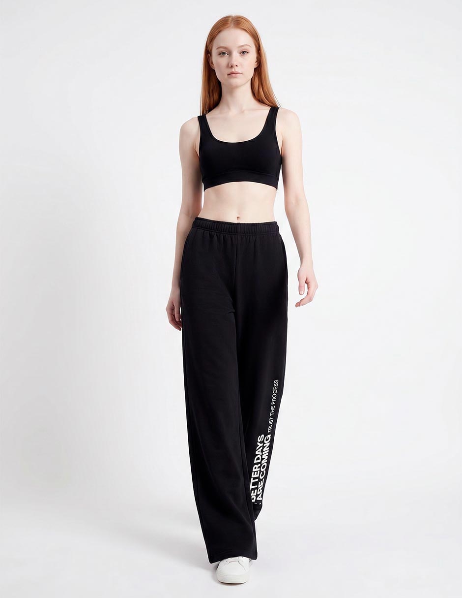 Pants con elástico para mujer