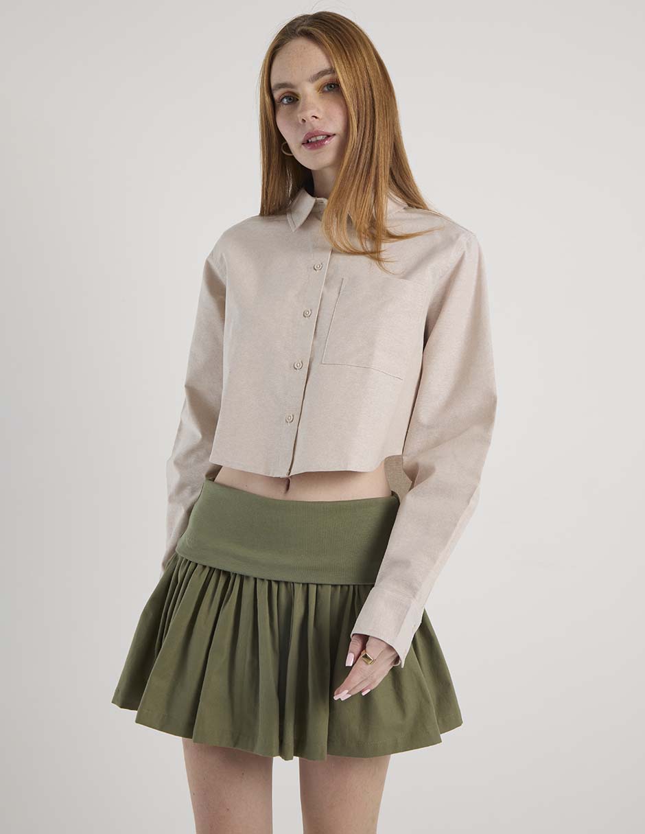 Blusa manga larga para mujer 1
