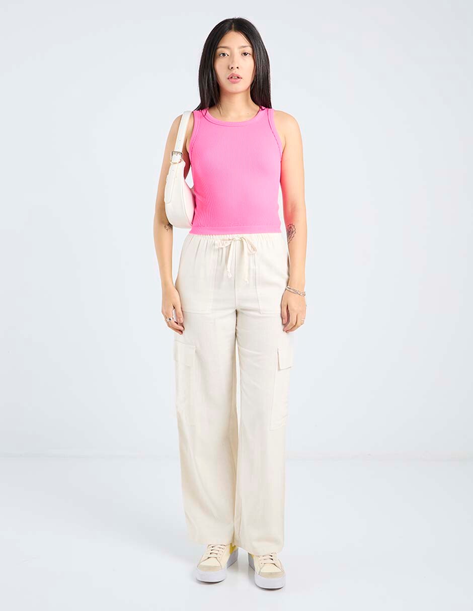 Top cuello redondo tirante ancho 2