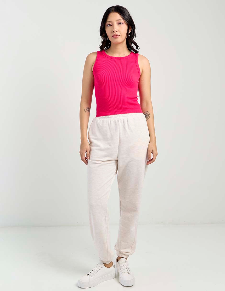 Top cuello redondo tirante ancho 5