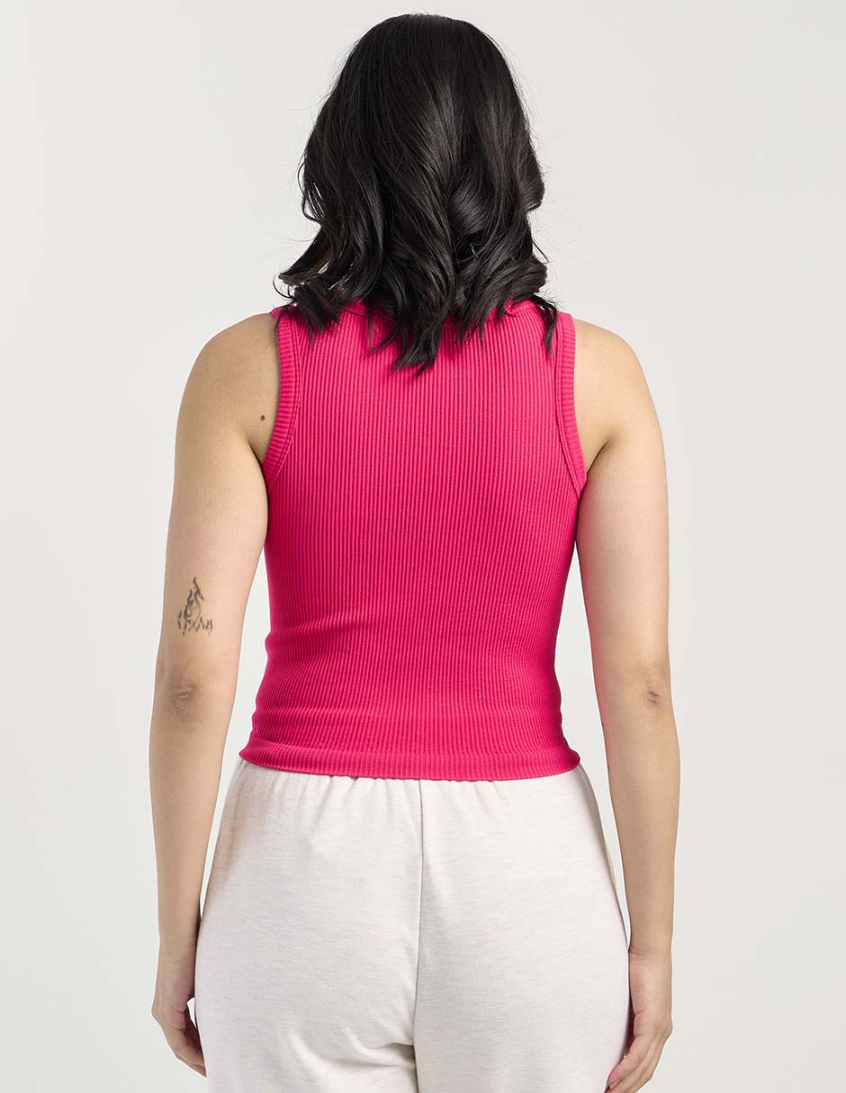 Top cuello redondo tirante ancho 6