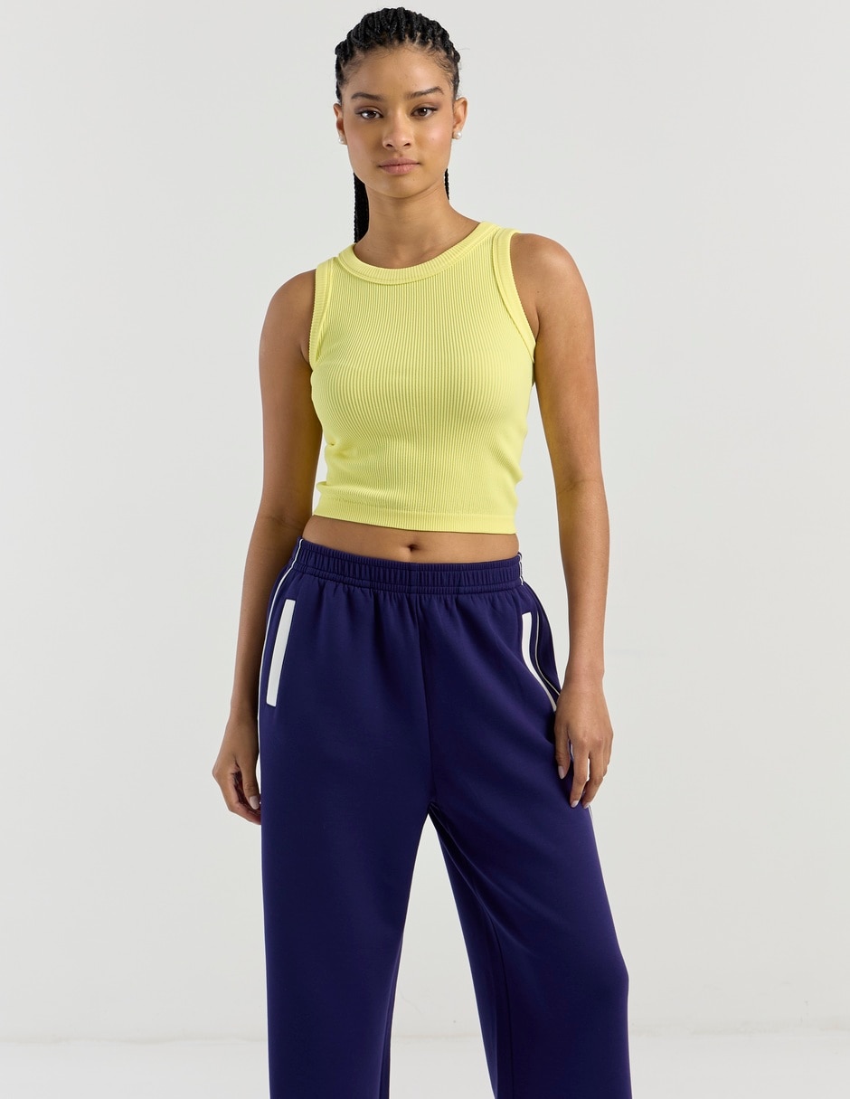 Top cuello redondo tirante ancho 5