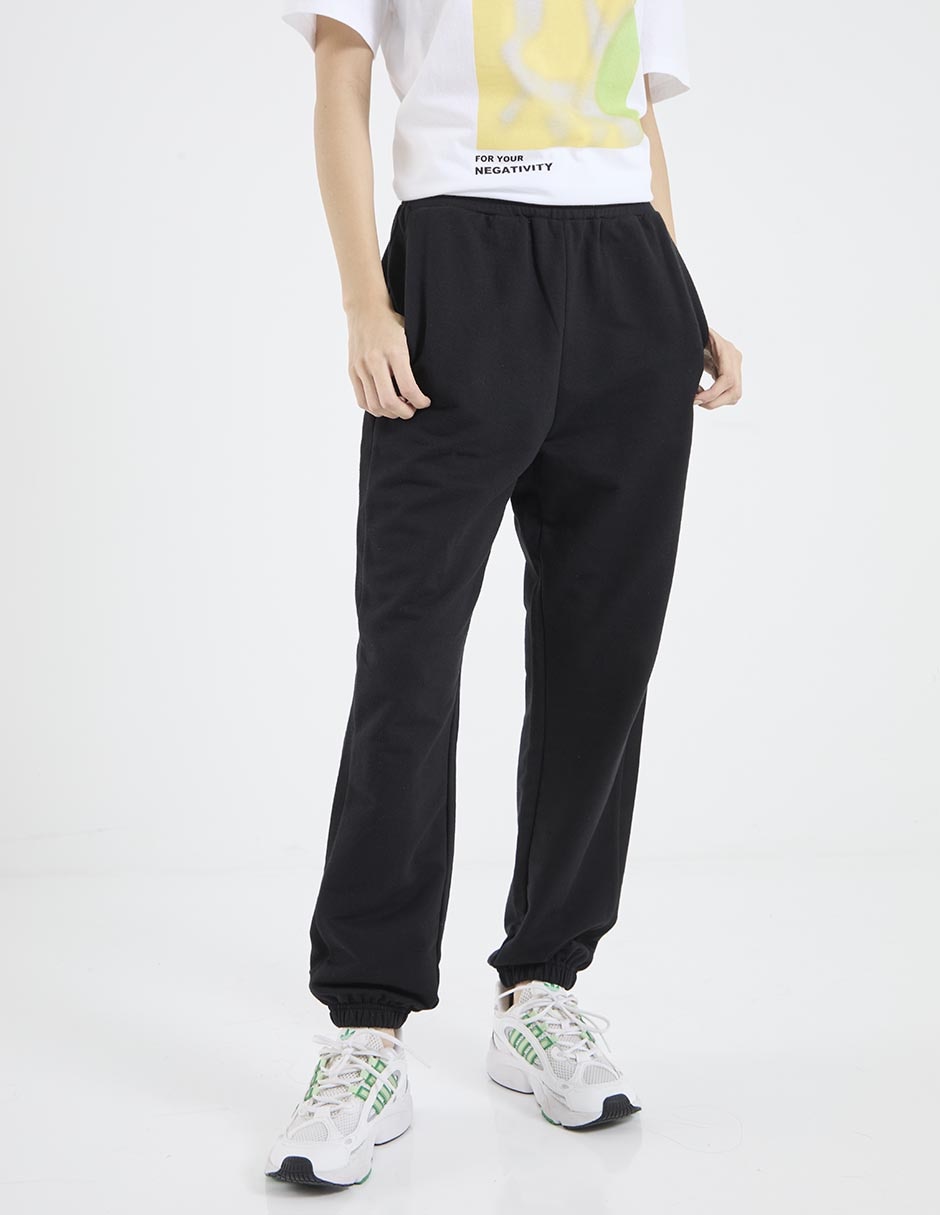 Pants regular con elástico para mujer Pants regular con elástico para mujer
