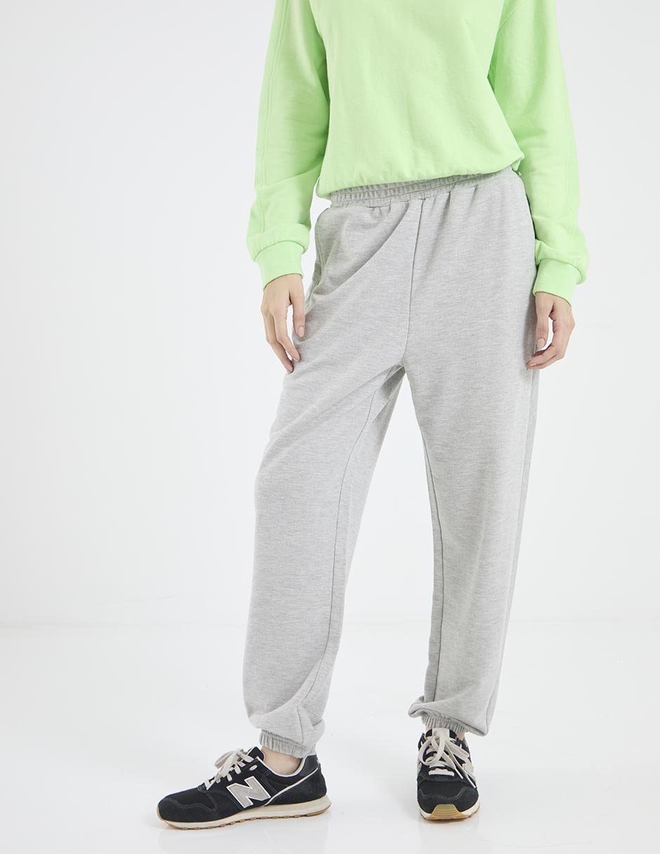 Pants regular con elástico para mujer Pants regular con elástico para mujer
