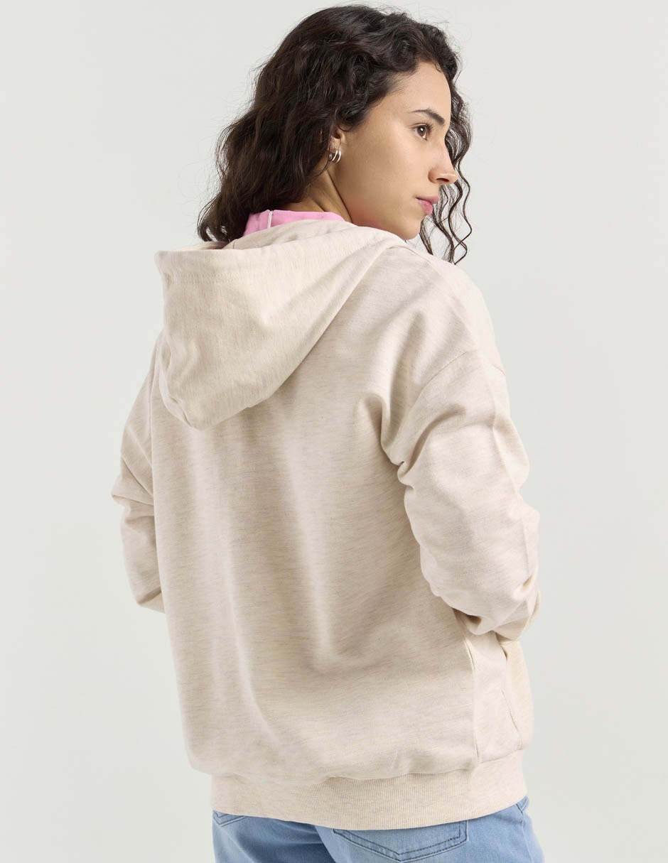 Sudadera con capucha y bolsa para mujer 2