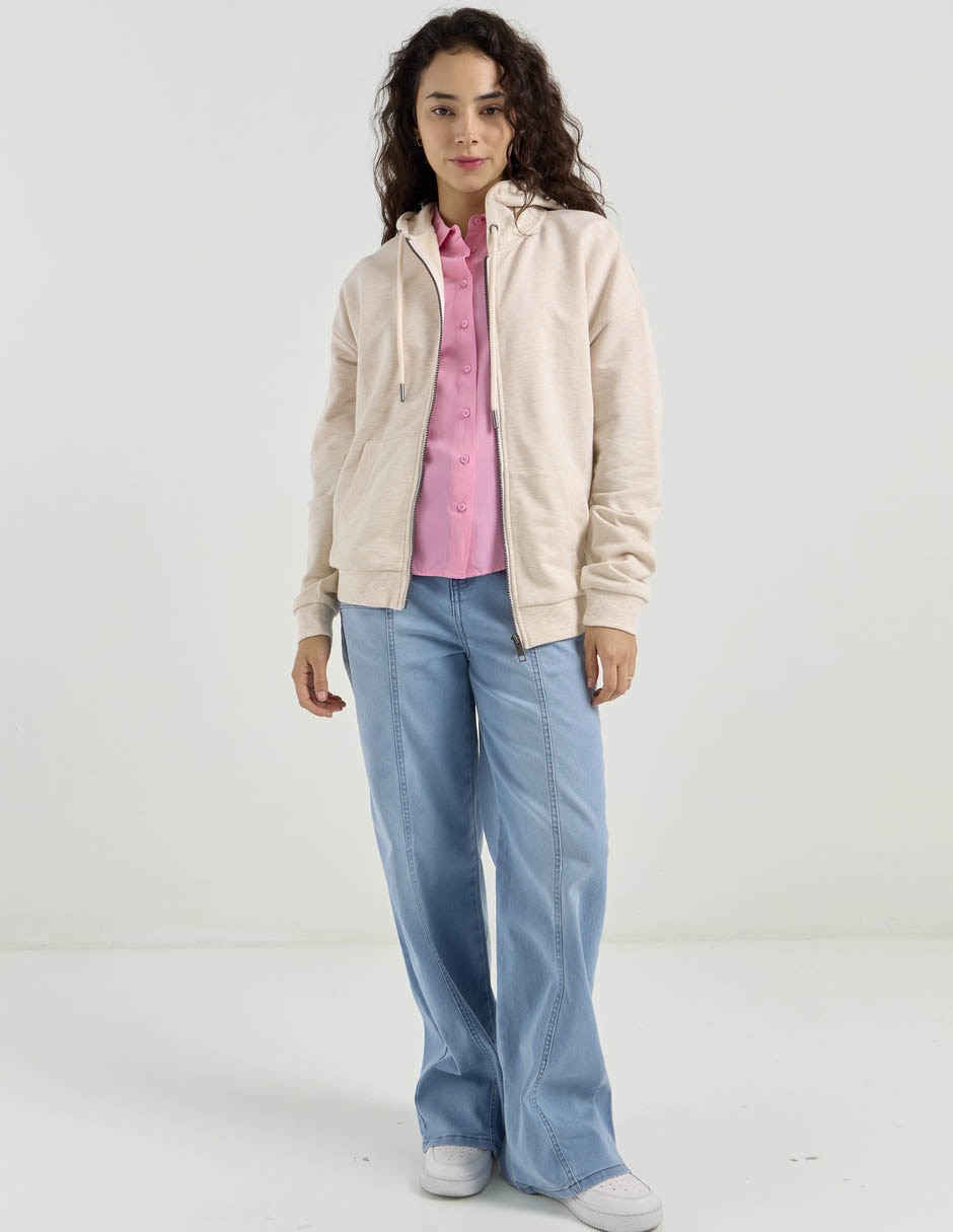 Sudadera con capucha y bolsa para mujer 3