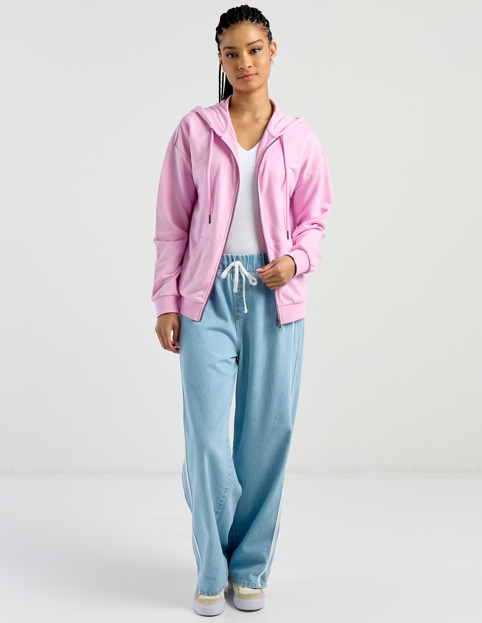 Sudadera con capucha y bolsa Non Stop para mujer