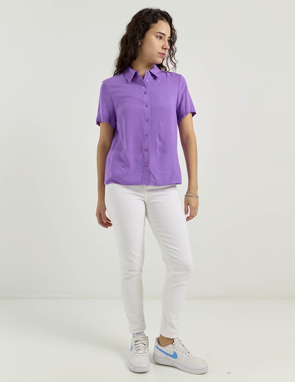 Blusa manga corta para mujer 3