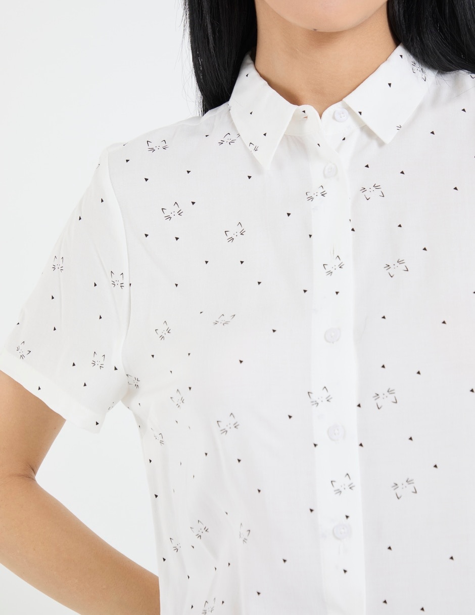 Blusa Non Stop manga corta para mujer