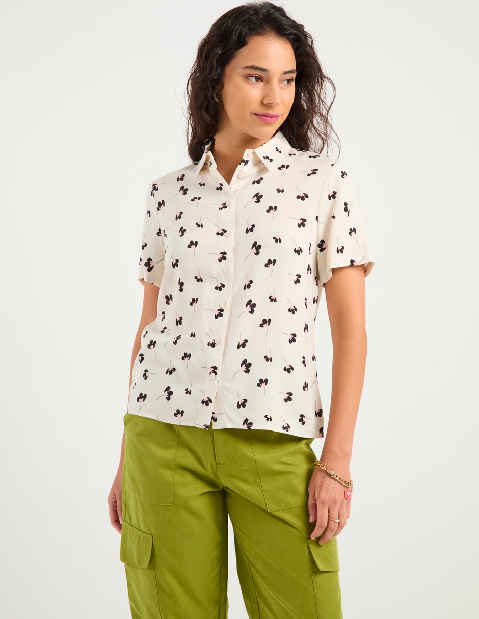 Blusa Petite Studio manga larga para mujer 5