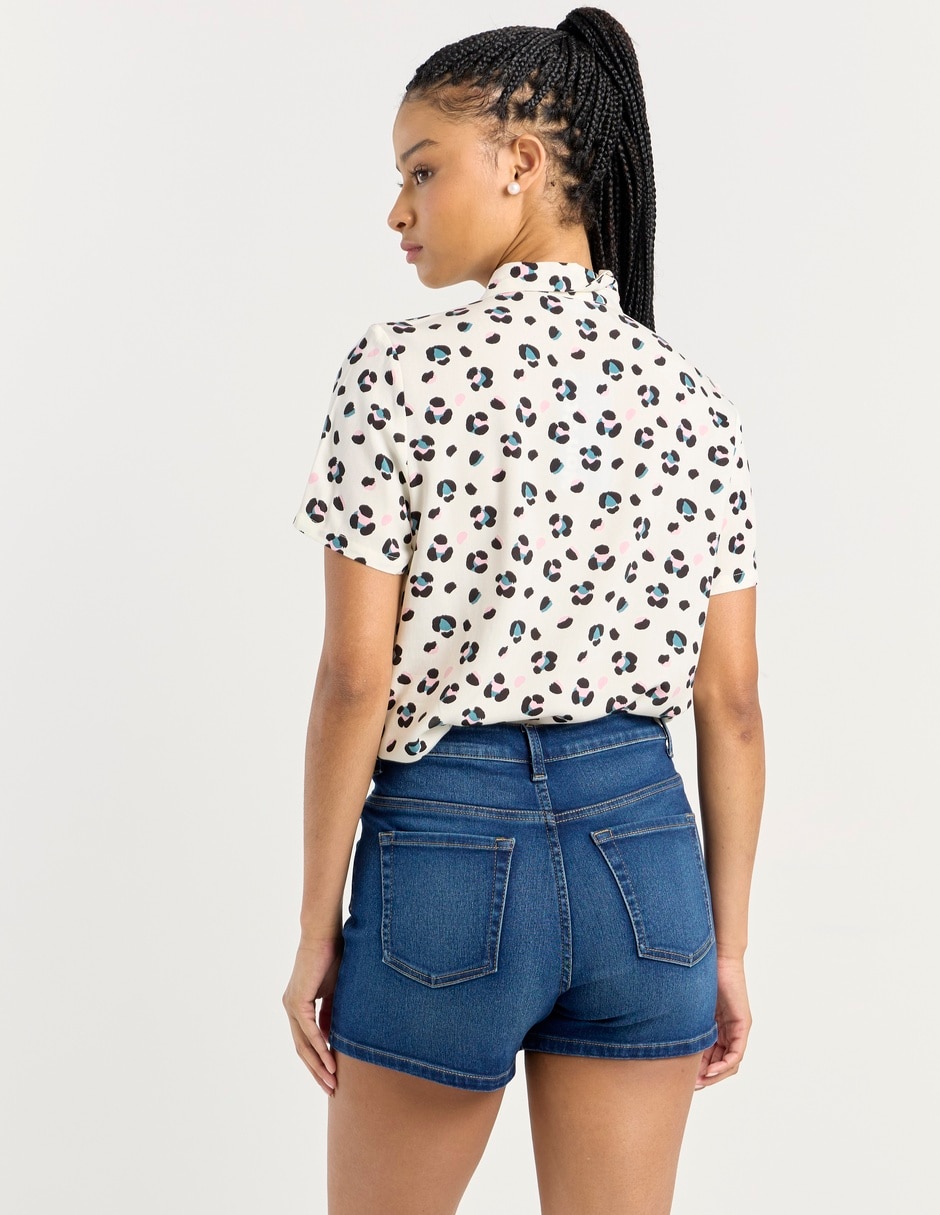 Blusa manga corta para mujer 12