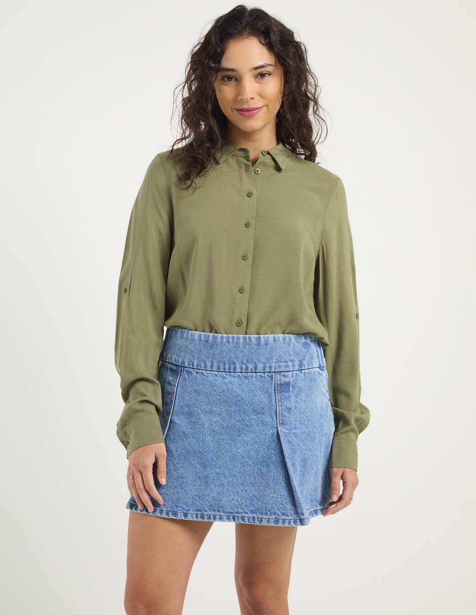 Blusa manga larga para mujer 5