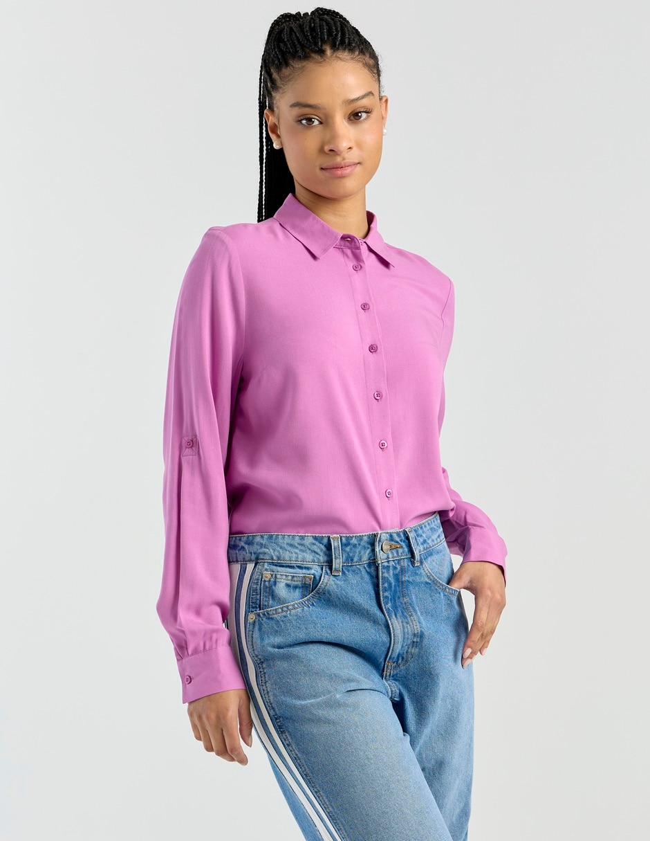 Blusa Petite Studio manga larga para mujer 1