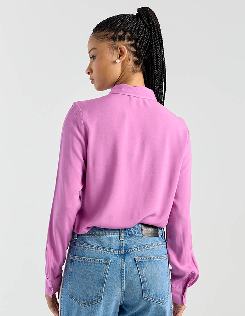 Blusa Petite Studio manga larga para mujer 7