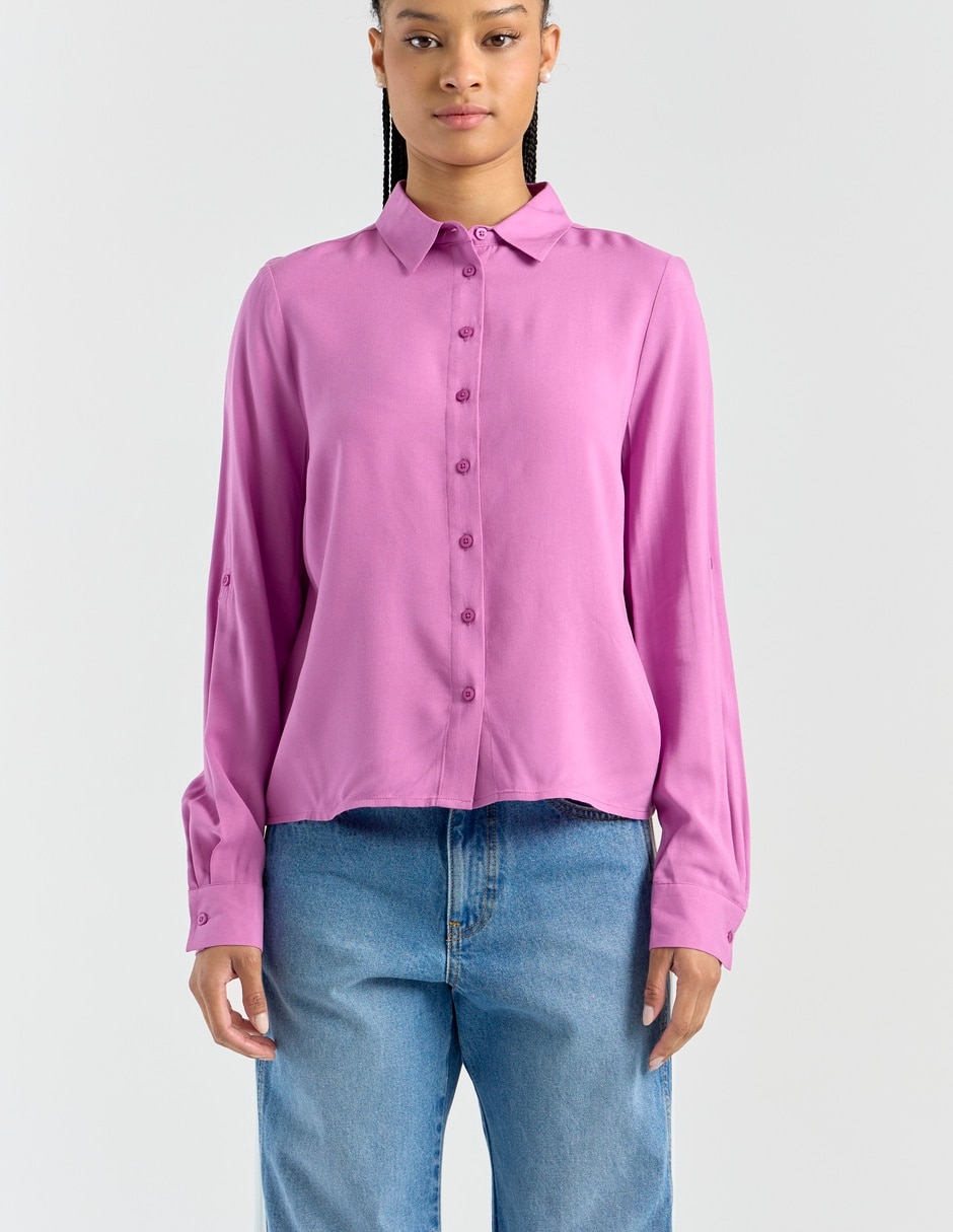 Blusa Petite Studio manga larga para mujer 3