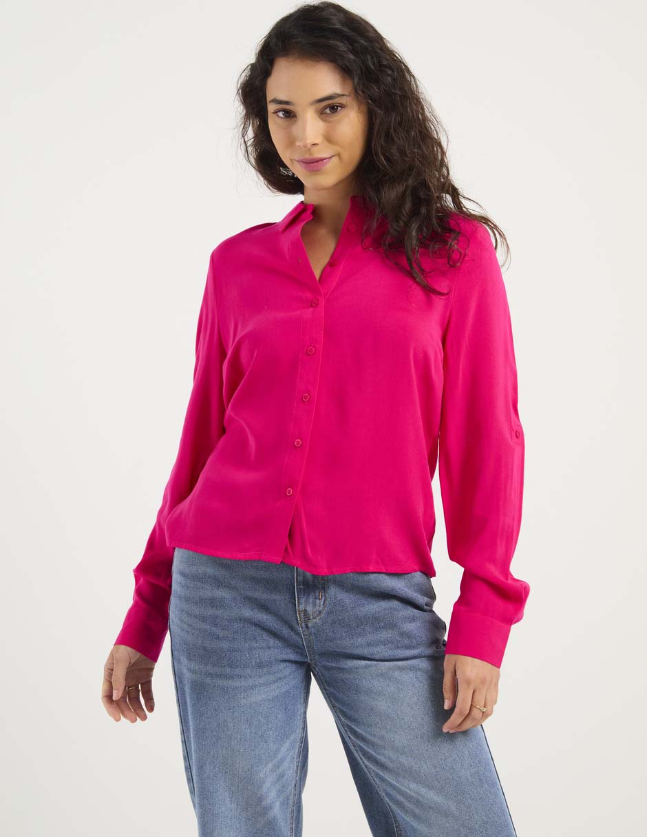 Blusa Camisera Manga Larga para mujer 2