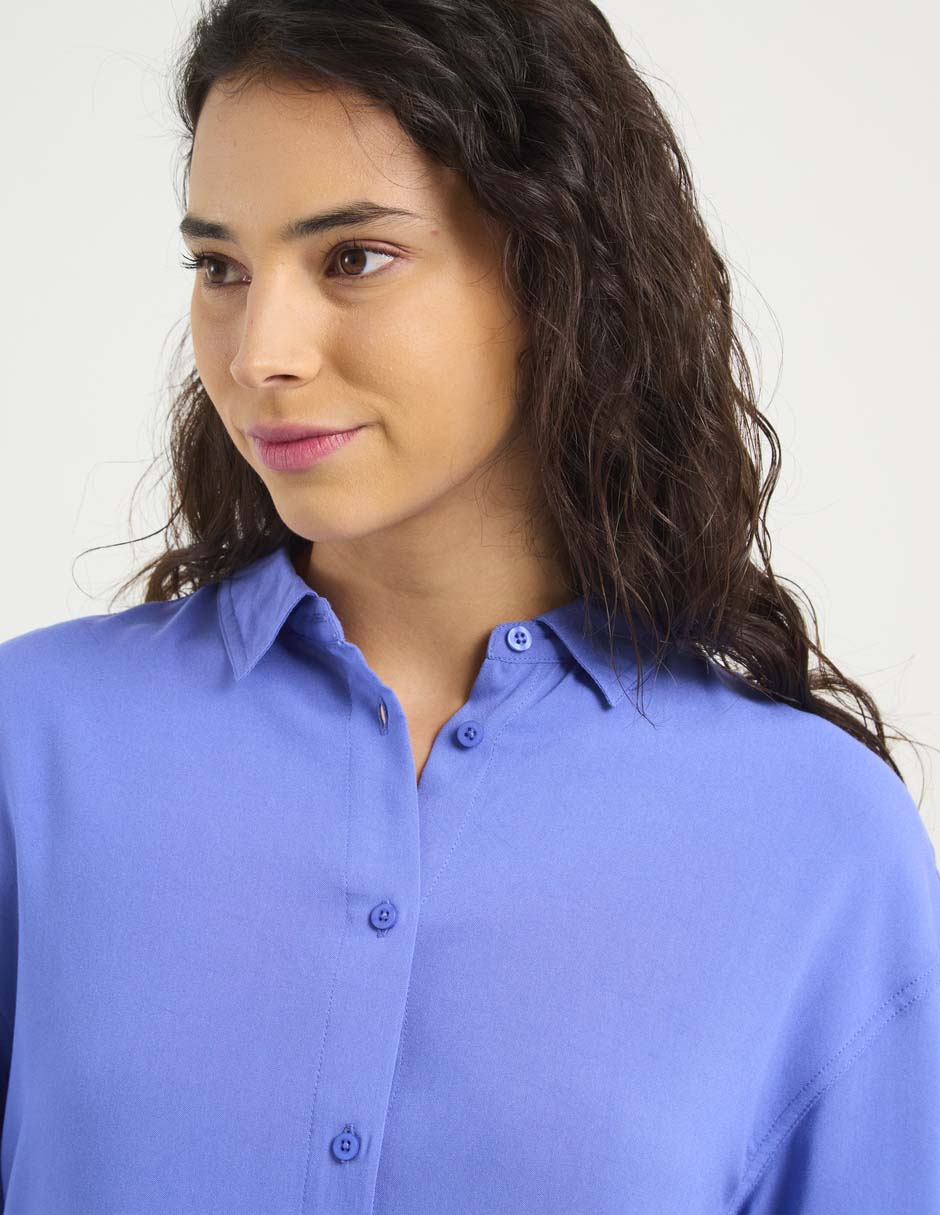 Blusa manga larga para mujer