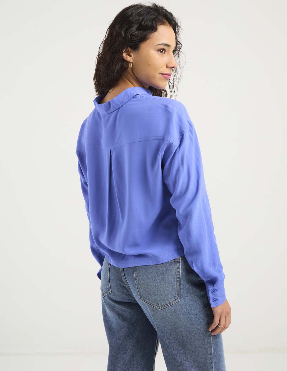 Blusa Petite Studio manga larga para mujer 6