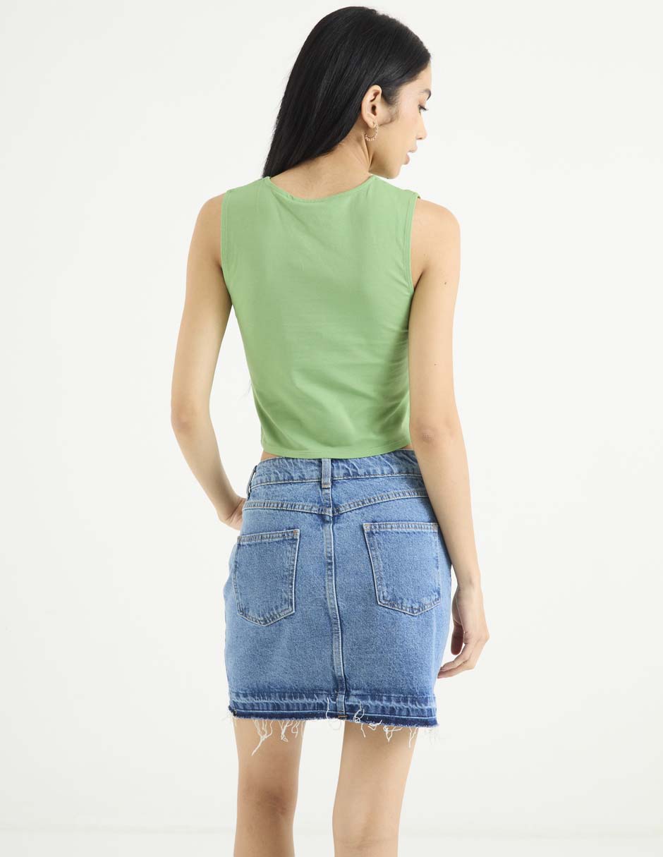 Top cuello redondo tirante ancho 2