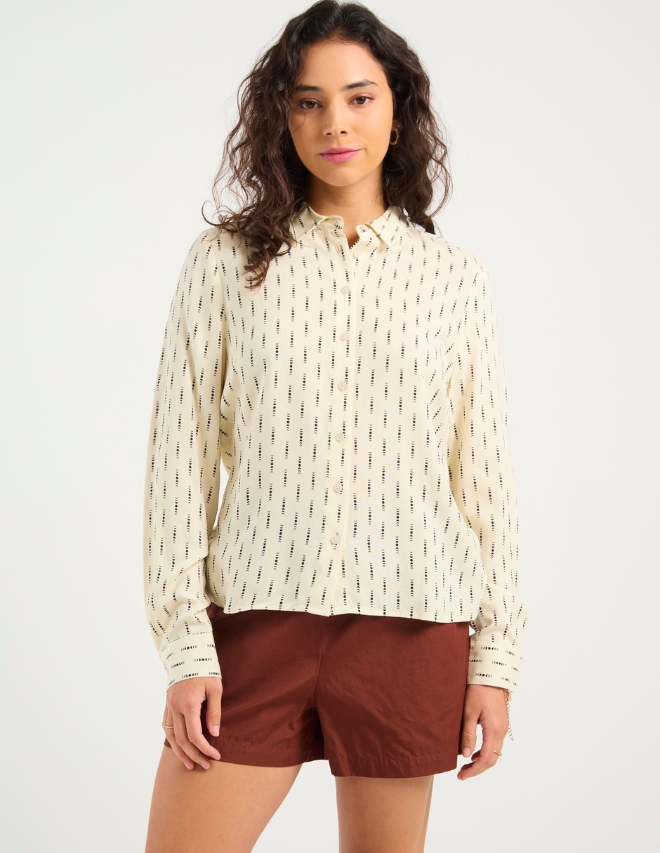 Blusa manga larga para mujer 8