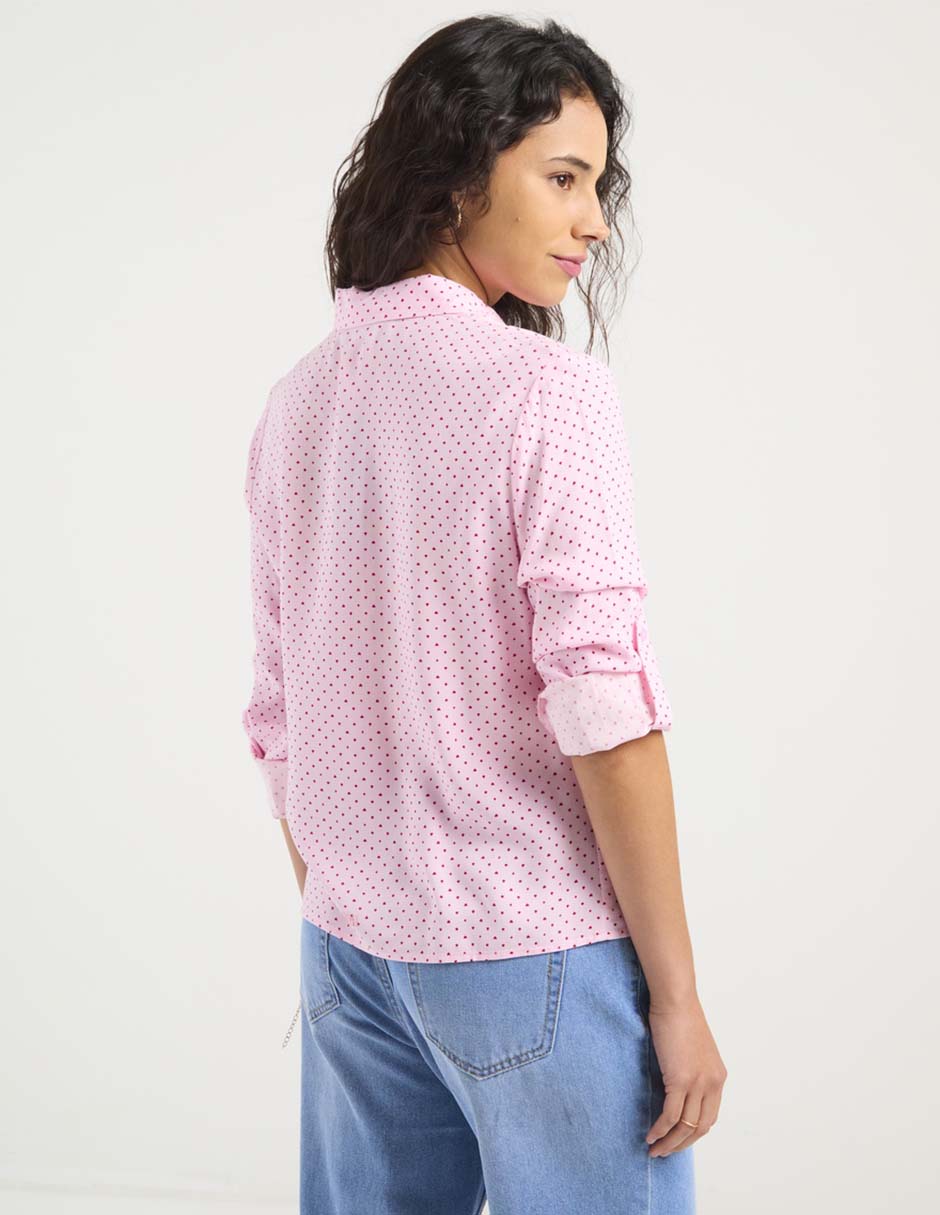 Blusa Petite Studio manga larga para mujer 7