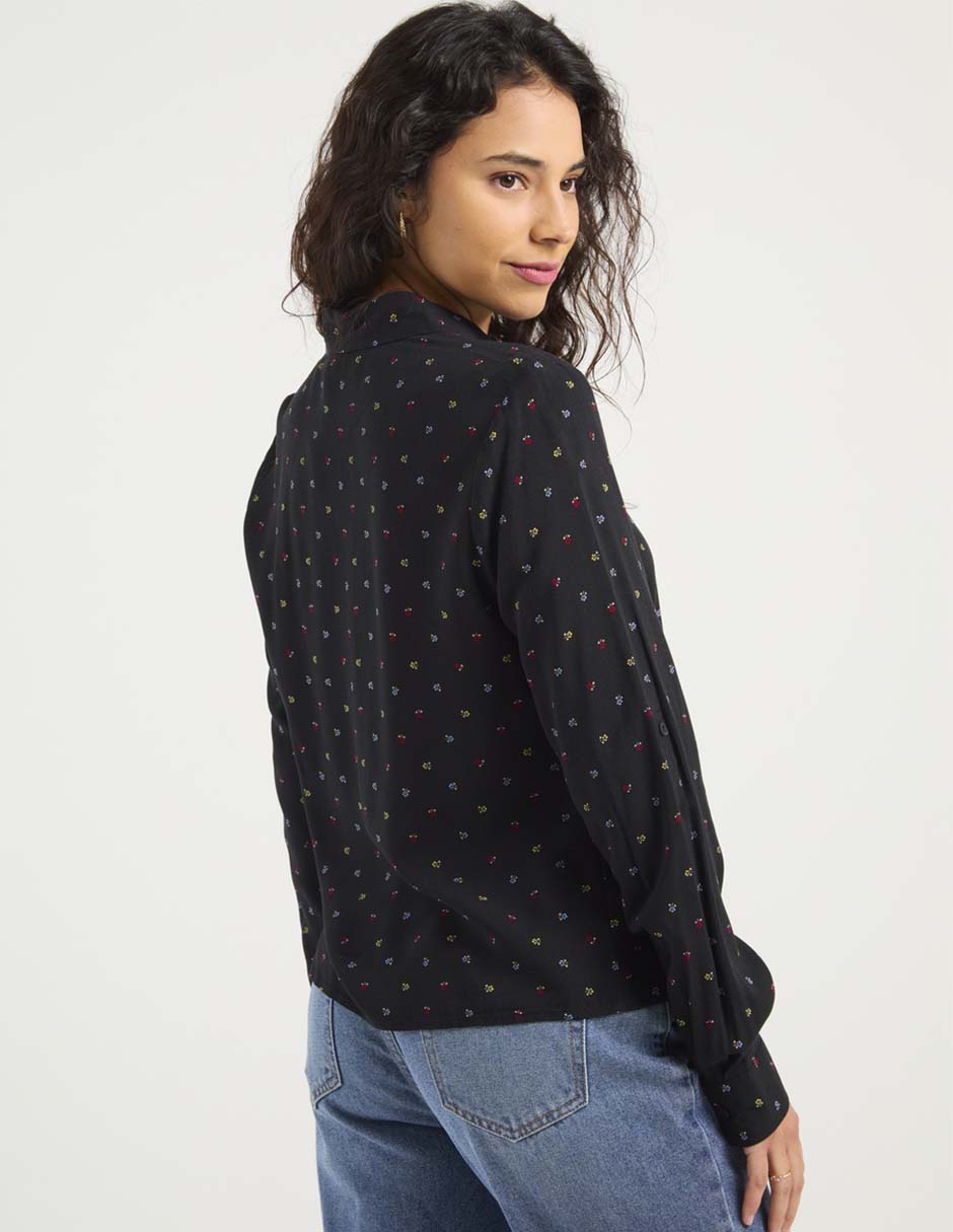 Blusa Petite Studio manga larga para mujer 6