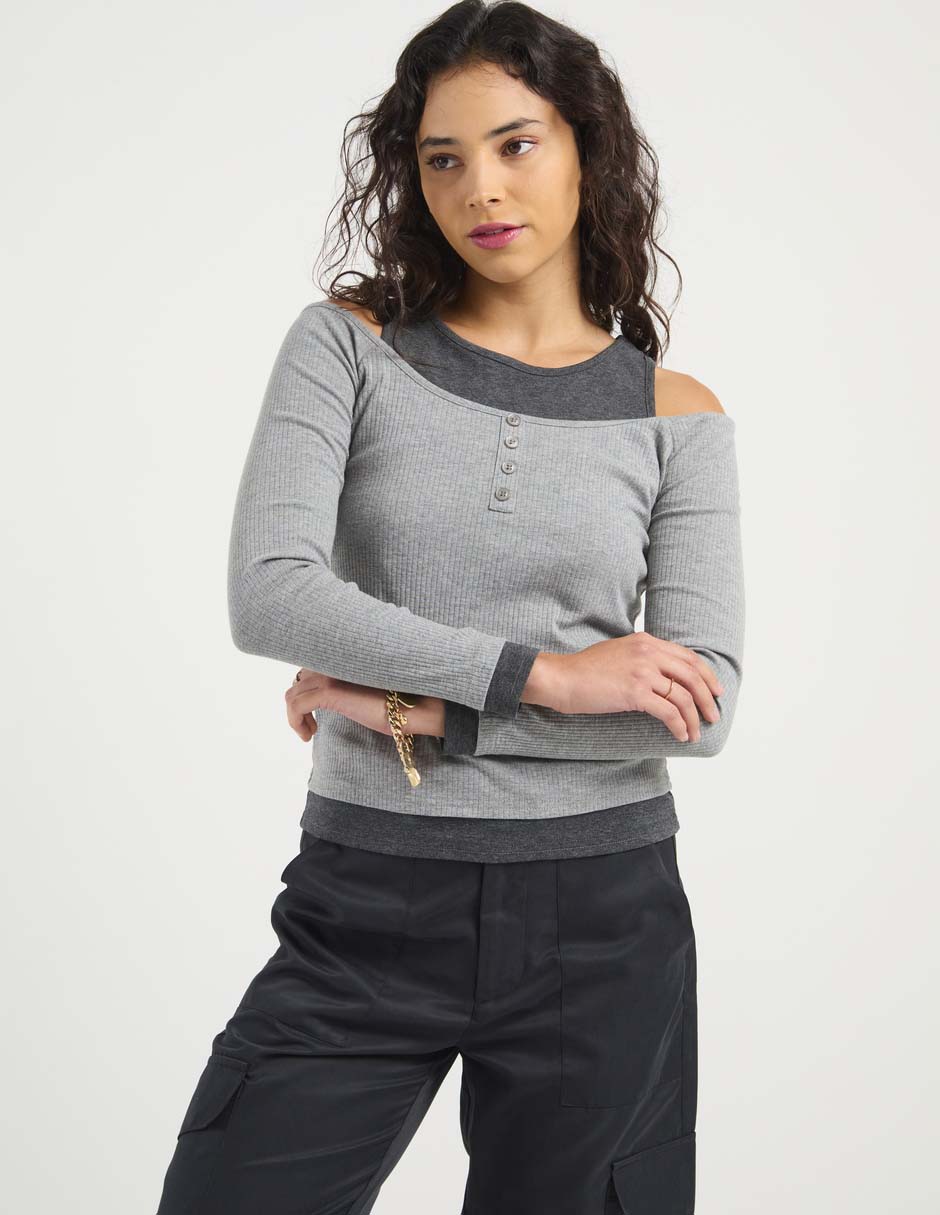 Blusa manga larga para mujer Blusa manga larga para mujer