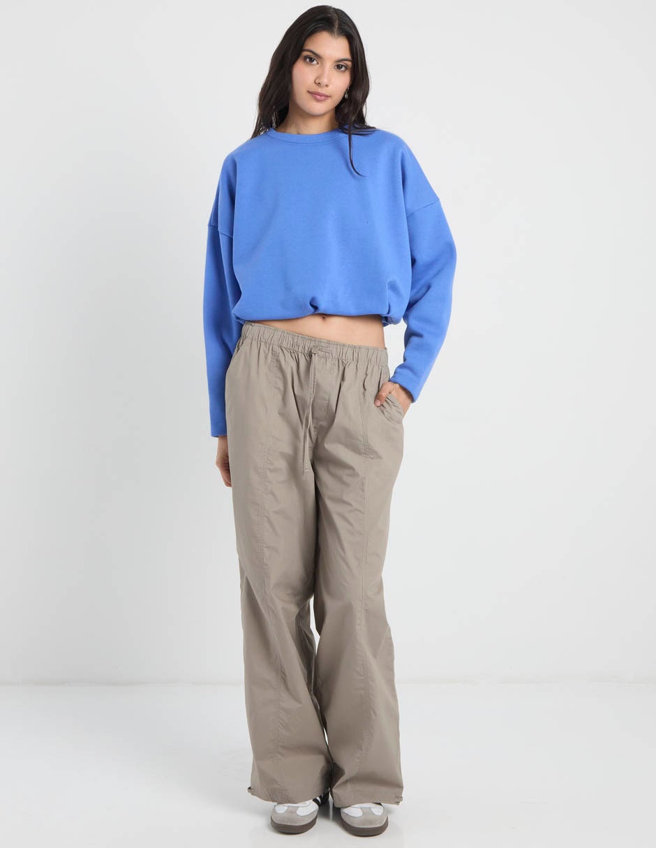 Pantalón relaxed amplio para mujer 6