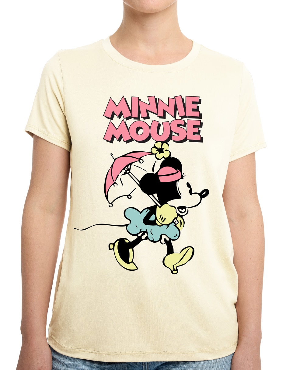 Playera manga corta cuello redondo para mujer 4