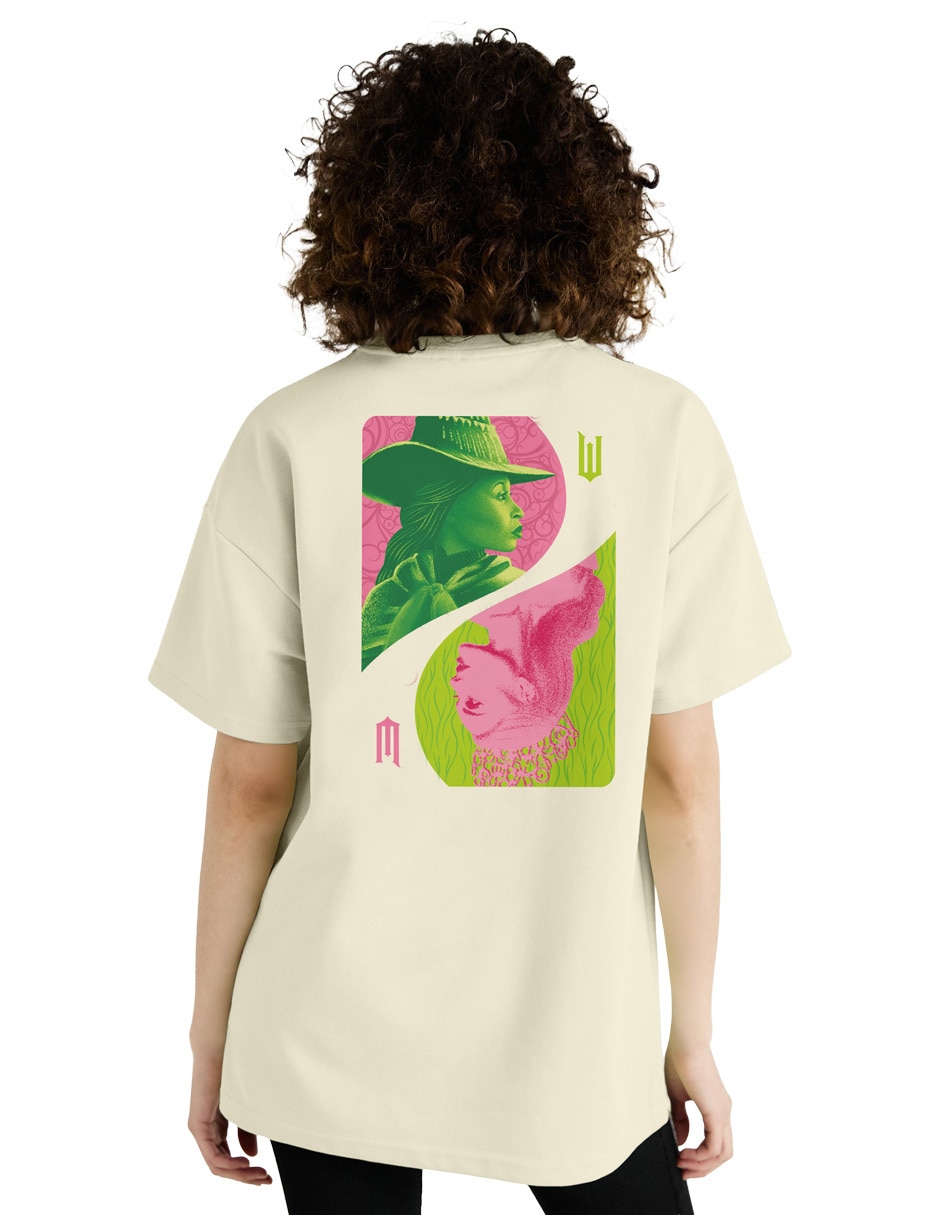 Playera manga corta Universal cuello redondo para mujer