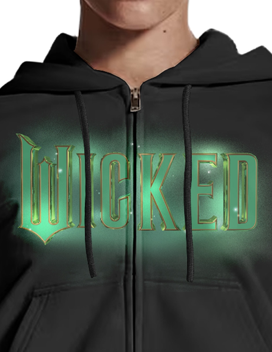 Sudadera con capucha y bolsa Wicked para mujer
