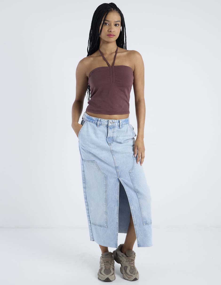 Falda Crop Non Stop A La Cintura