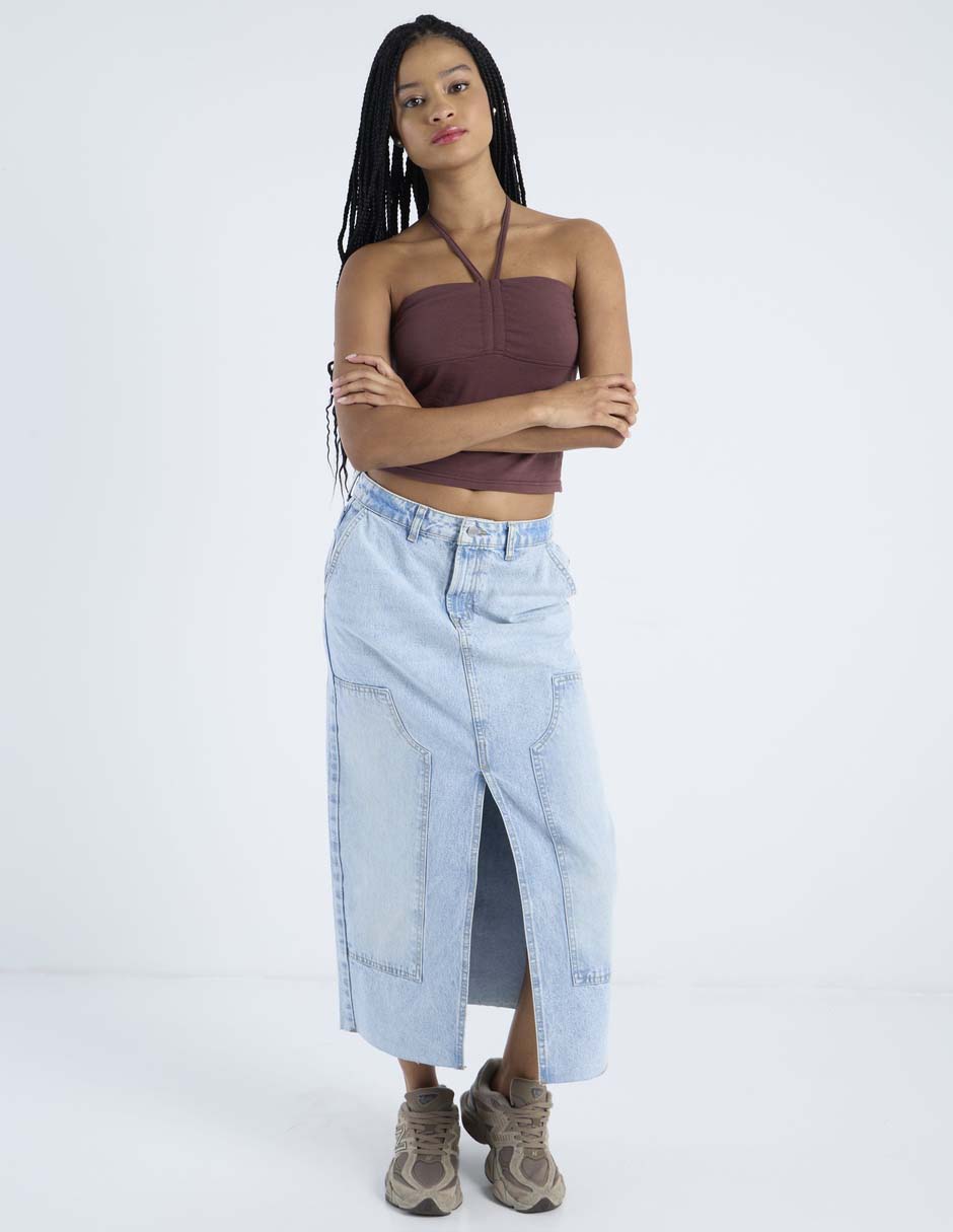 Falda Crop Non Stop A La Cintura