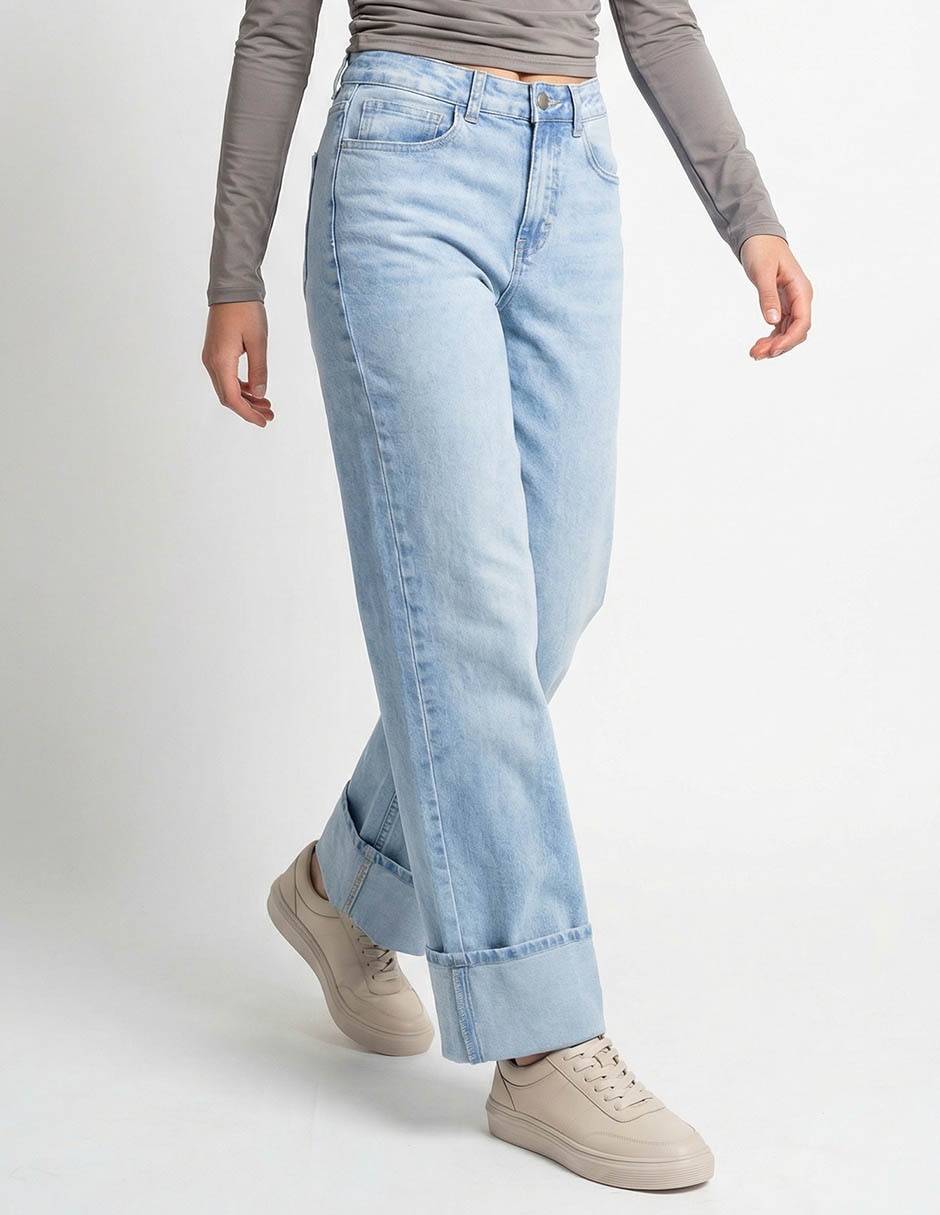 Jeans amplio cintura Non Stop para mujer