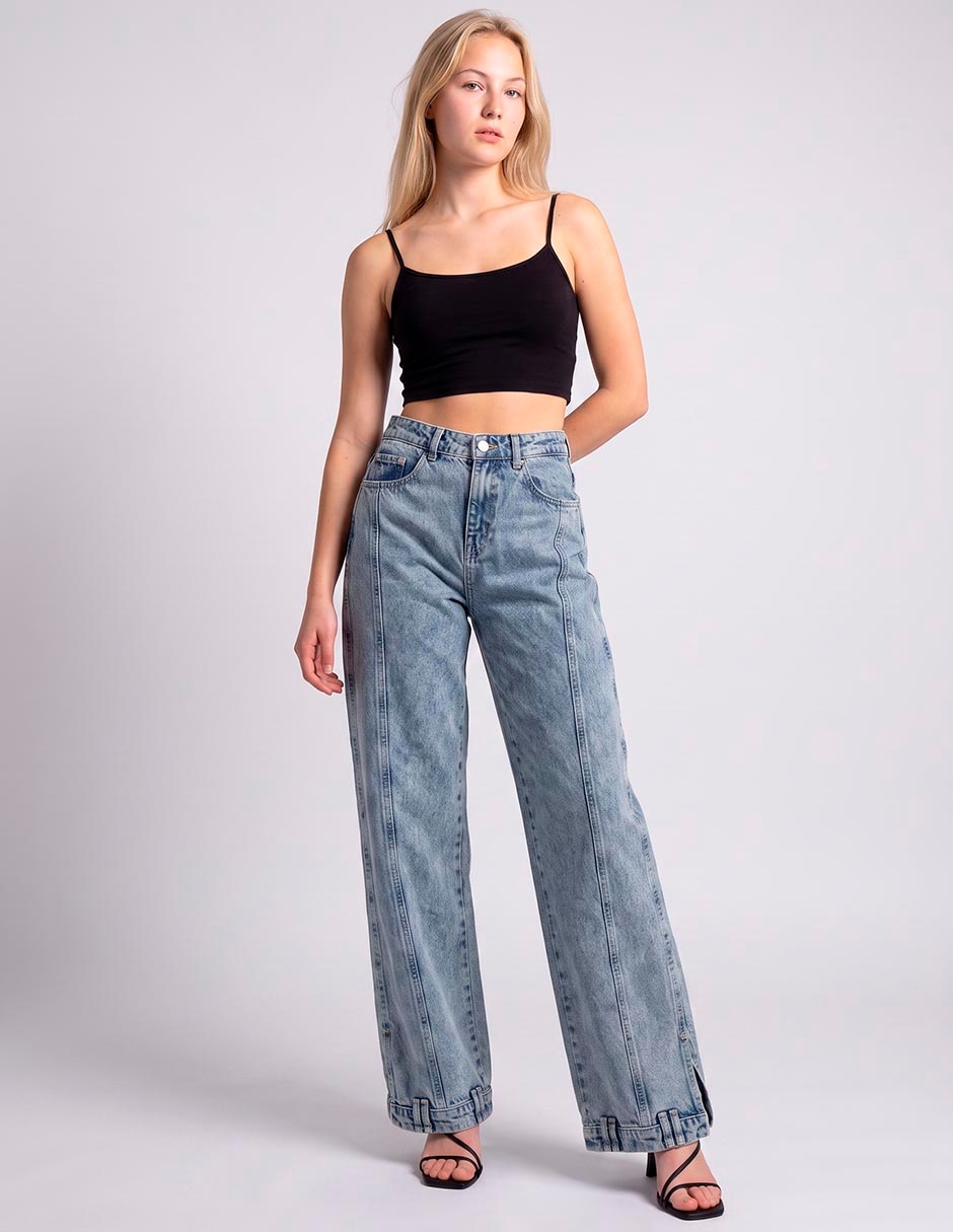 Jeans barrel para mujer