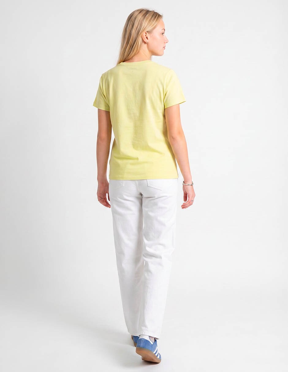 Playera manga corta cuello redondo para mujer 5