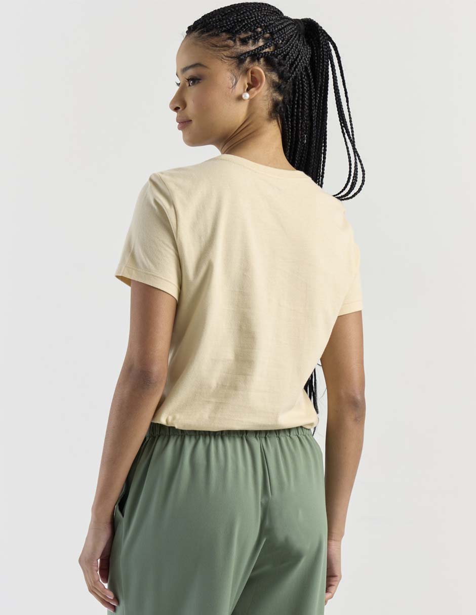 Playera manga corta cuello redondo mujer 7