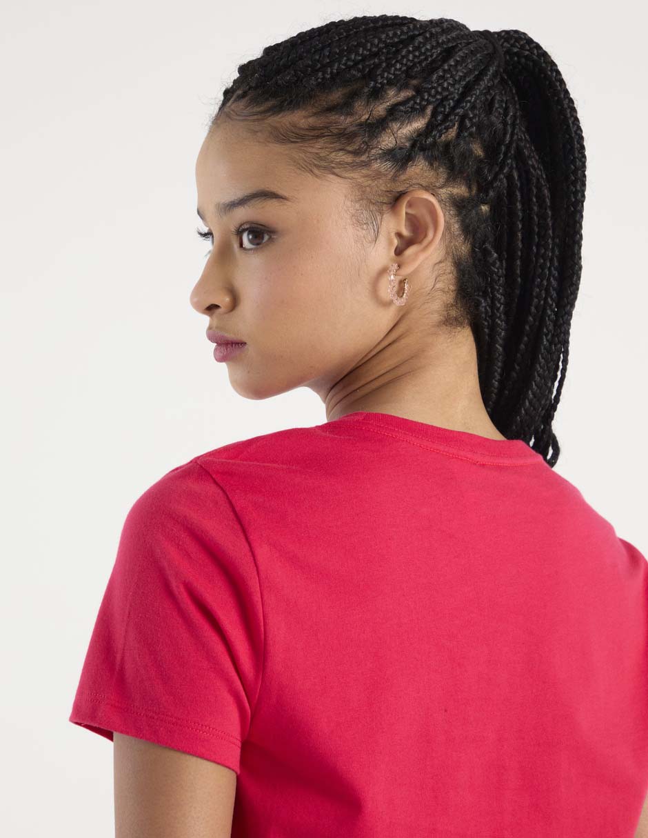 Playera manga corta Non Stop cuello redondo para mujer